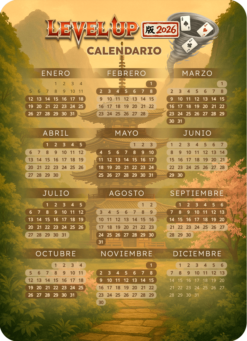 Level up calendar